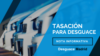 Nota informativa tasación de coches